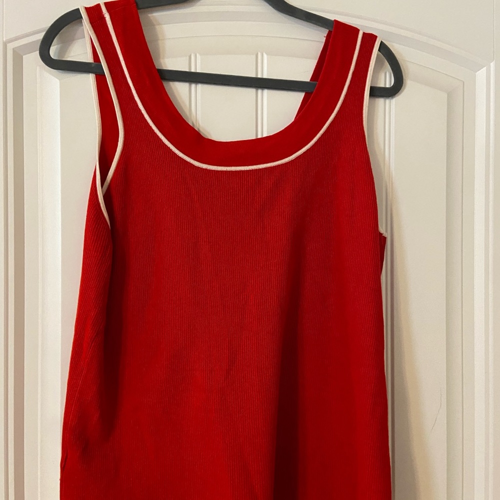 Women’s Josephine Chaus Brand Red and White Vintage Style Cardigan Set XL - Picture 6 of 6